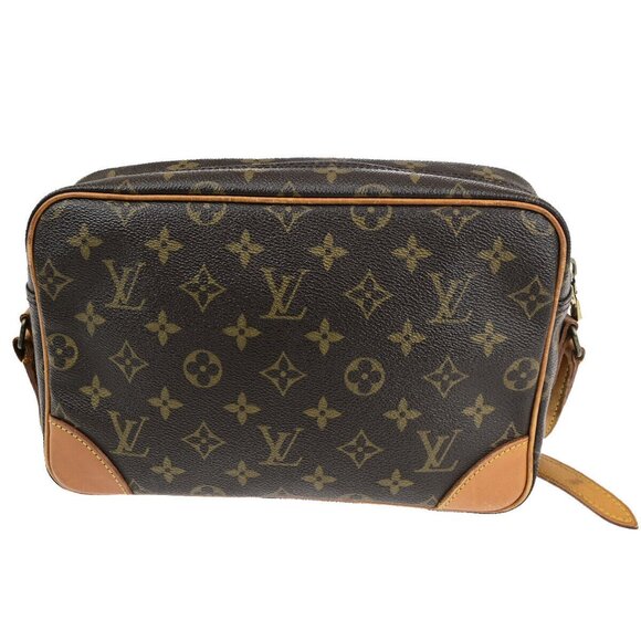 LOUIS VUITTON Trocadero 27 Shoulder Bag Monogram Leather Brown - Picture 3 of 15